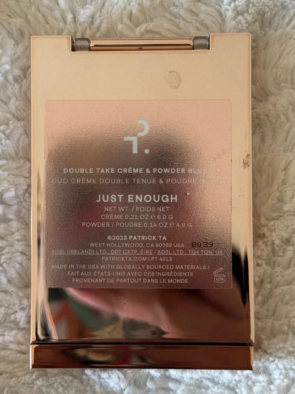 Patrick Ta Major Headlines Double-Take Crème & Powder Blush Duo